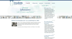 Desktop Screenshot of imadents.com